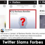 Forbes includes just one woman in its list of 100 innovators