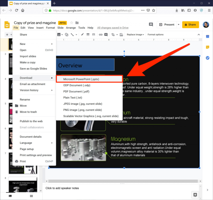 How to convert Google Slides to a PowerPoint presentation in 4 easy steps?