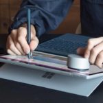 New Microsoft Surface Pen with a wireless charging cradle