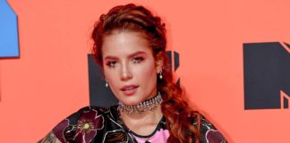 Halsey Denies Declares her Pregnanancy by posting a Picture with Boyfriend Evan Peters 'Touching Her Stomach'