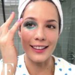 Here's how she creates the look is "Like a badge of honor" Halsey's Glittery Manic Bruise