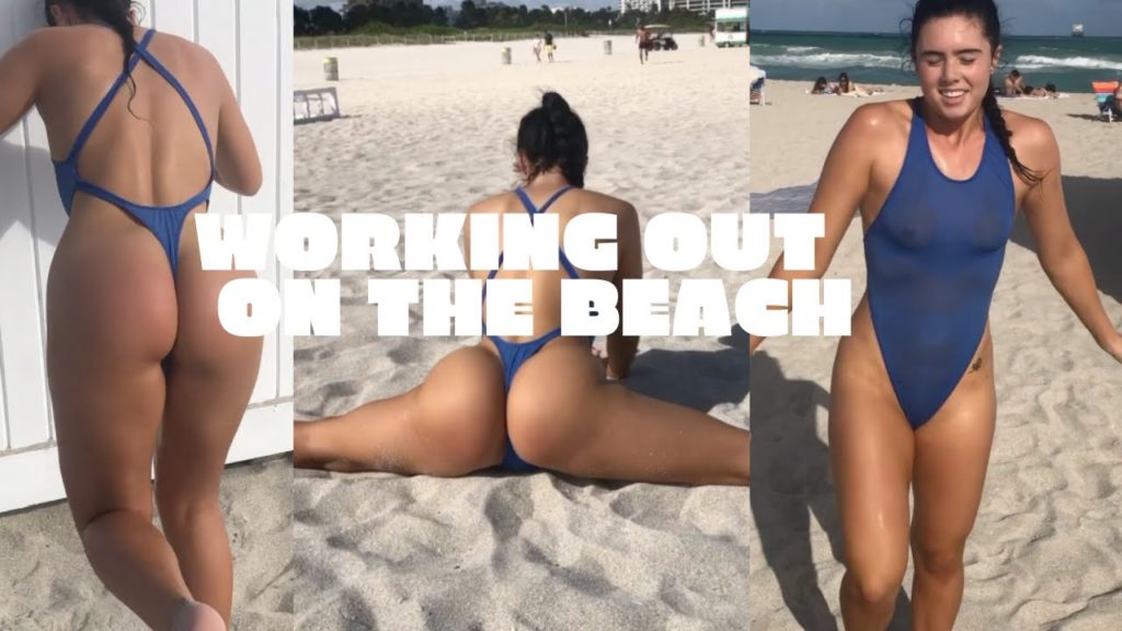 Bikini model Roush shows off her beautiful body in tiny thong on Instagram